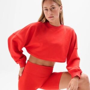 Terry Super Cropped Dolman